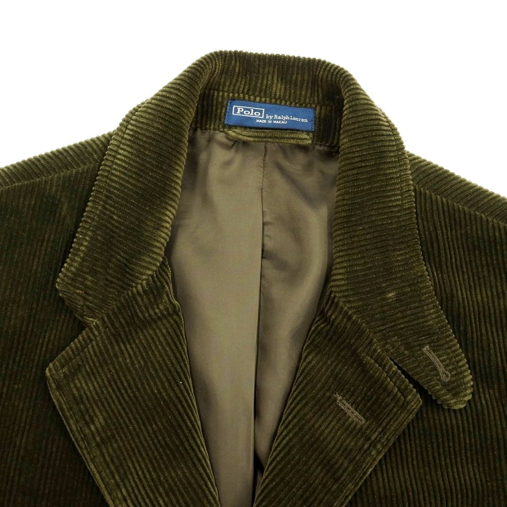 [Used] Polo Ralph Lauren Corduroy Casual Jacket Olive [Size M] [KAK] [A/W] [Condition Rank C] [Men&