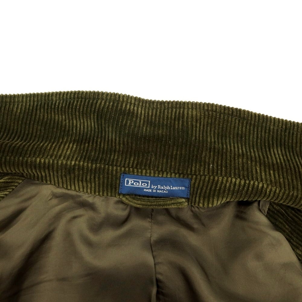 [Used] Polo Ralph Lauren Corduroy Casual Jacket Olive [Size M] [KAK] [A/W] [Condition Rank C] [Men&