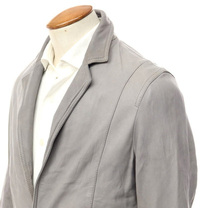 [Used] Giorgio Armani GIORGIO ARMANI Lamb leather casual jacket Gray [Size 50] [GRY] [A/W] [Condition rank B] ​​[Men&