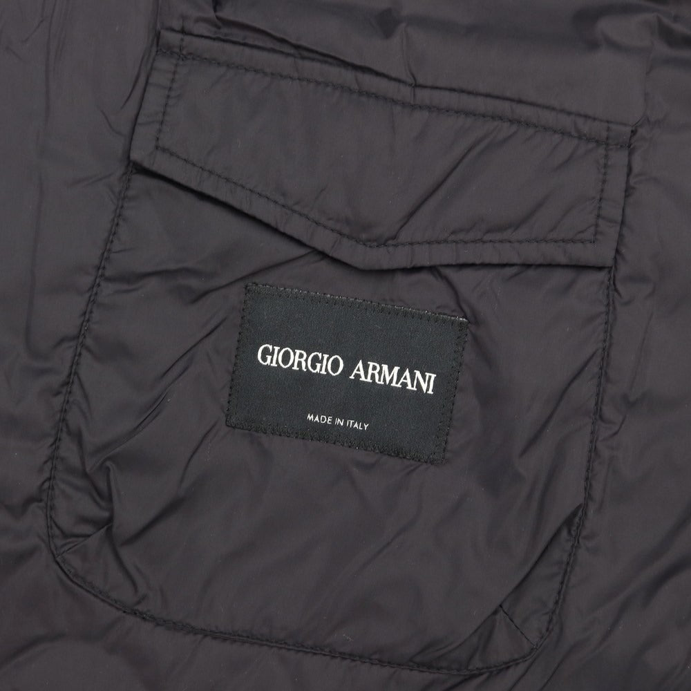 [Used] Giorgio Armani GIORGIO ARMANI Polyester acrylic padded blouson black [Size 50] [BLK] [A/W] [Condition rank B] ​​[Men&