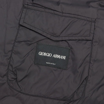 [Used] Giorgio Armani GIORGIO ARMANI Polyester acrylic padded blouson black [Size 50] [BLK] [A/W] [Condition rank B] ​​[Men&