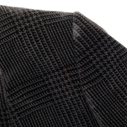 [Used] Giorgio Armani GIORGIO ARMANI Rayon Silk Check 2B Casual Jacket Black x Gray [Size 50] [BLK] [A/W] [Condition Rank C] [Men&