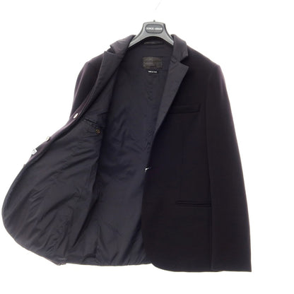 [Used] Giorgio Armani GIORGIO ARMANI Nylon Jersey Jacket Black [Size 48] [BLK] [A/W] [Condition Rank C] [Men&