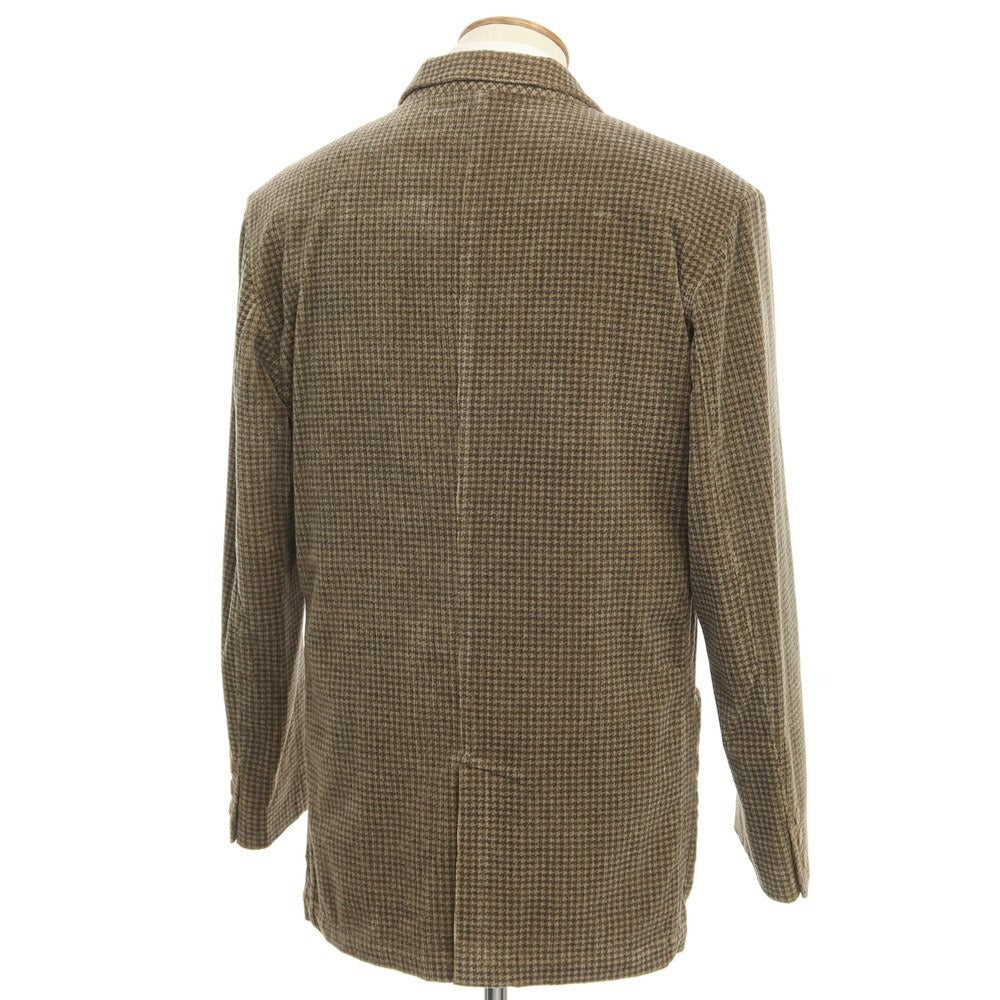 [Used] Armani Collezioni ARMANI COLLEZIONI Cotton Check 3B Casual Jacket Olive Brown [Size 38] [BRW] [A/W] [Condition Rank B] ​​[Men&