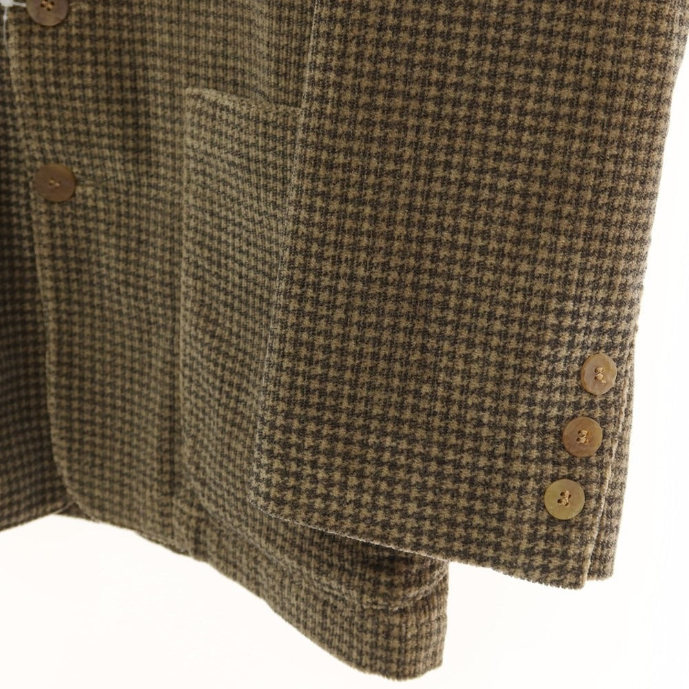 [Used] Armani Collezioni ARMANI COLLEZIONI Cotton Check 3B Casual Jacket Olive Brown [Size 38] [BRW] [A/W] [Condition Rank B] ​​[Men&