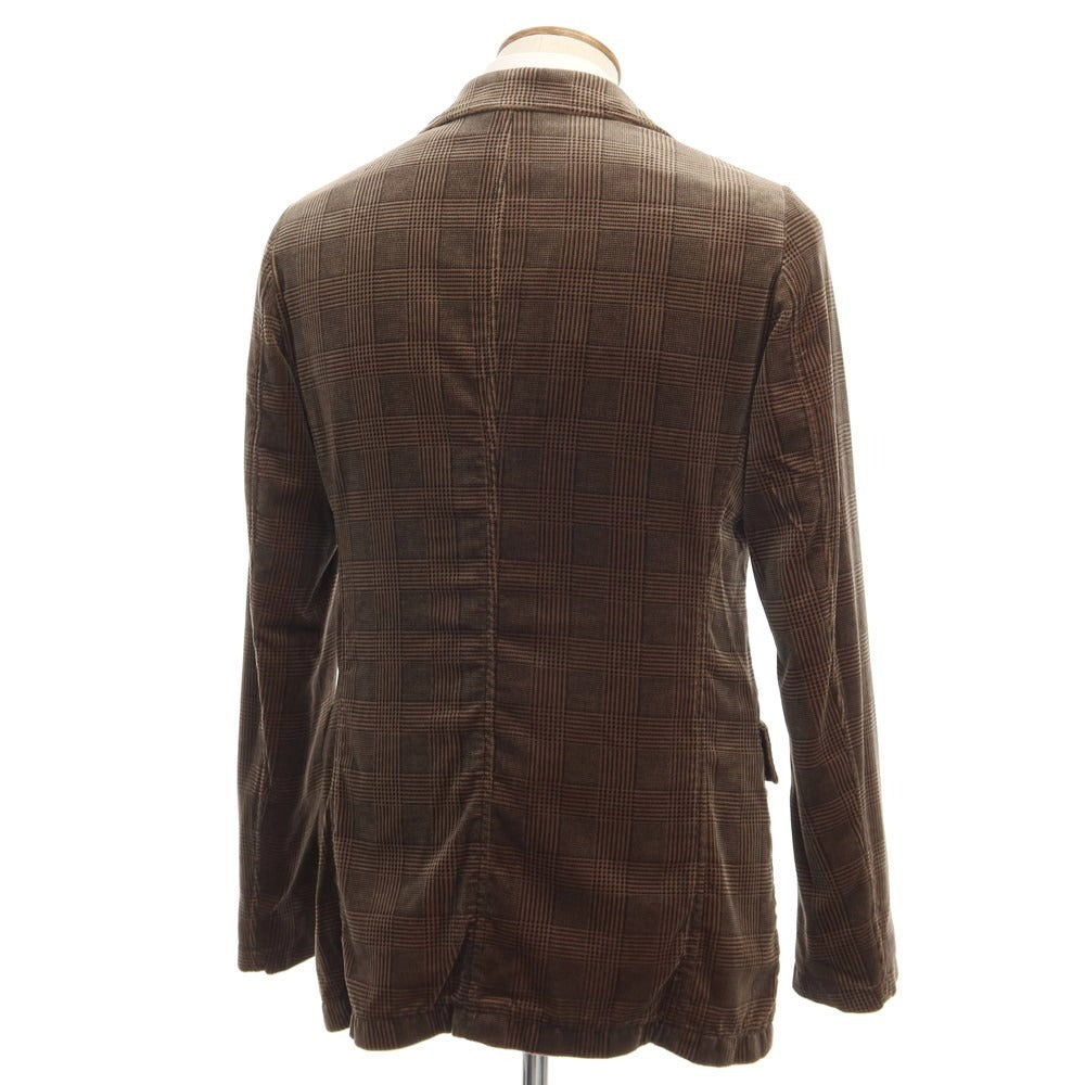 [Used] Armani Collezioni ARMANI COLLEZIONI Cotton Rayon Check Jacket Brown [Size 46] [BRW] [A/W] [Condition Rank B] ​​[Men&