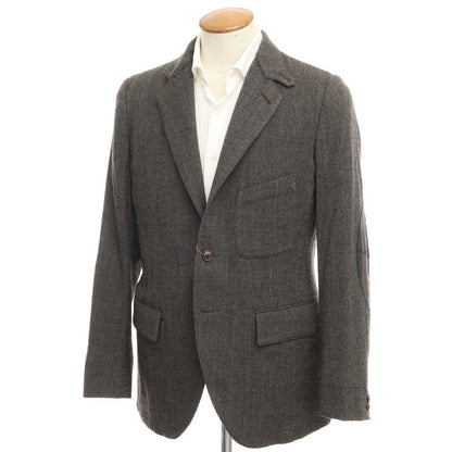 [Used] HAVERSACK Wool Nylon Herringbone 3B Casual Jacket Olive Brown x Black [Size L] [GRY] [A/W] [Condition Rank B] ​​[Men&