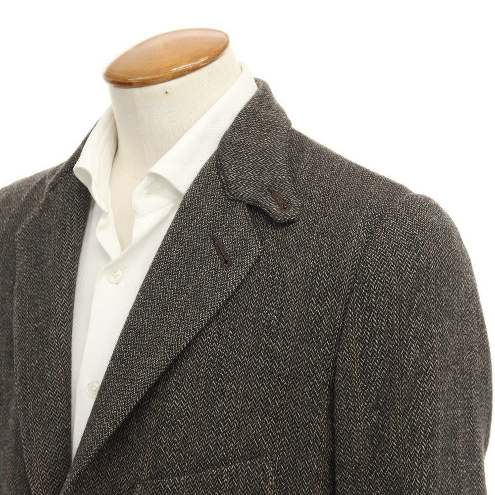 [Used] HAVERSACK Wool Nylon Herringbone 3B Casual Jacket Olive Brown x Black [Size L] [GRY] [A/W] [Condition Rank B] ​​[Men&