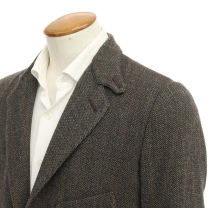 [Used] HAVERSACK Wool Nylon Herringbone 3B Casual Jacket Olive Brown x Black [Size L] [GRY] [A/W] [Condition Rank B] ​​[Men&