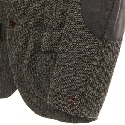 [Used] HAVERSACK Wool Nylon Herringbone 3B Casual Jacket Olive Brown x Black [Size L] [GRY] [A/W] [Condition Rank B] ​​[Men&