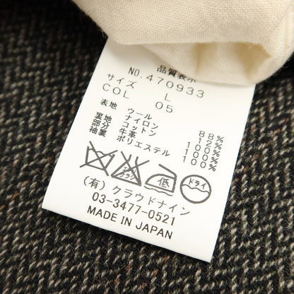 [Used] HAVERSACK Wool Nylon Herringbone 3B Casual Jacket Olive Brown x Black [Size L] [GRY] [A/W] [Condition Rank B] ​​[Men&