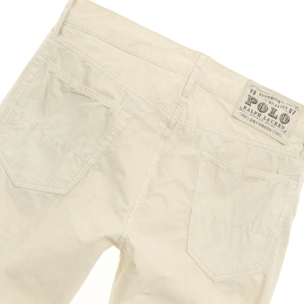 【中古】ポロ ラルフローレン Polo Ralph Lauren 5ポケットパンツ
 ベージュ【サイズ28】【BEI】【S/S】【状態ランクB】【メンズ】
【769684】 DPD