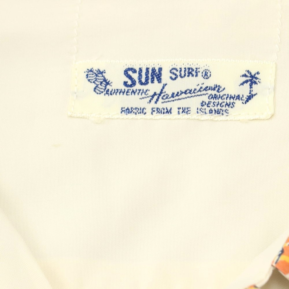 【中古】サンサーフ SUN SURF パイナップル柄 半袖シャツ
 オフホワイトxオレンジ【サイズL】【WHT】【S/S】【状態ランクB】【メンズ】
【769487】 BPD