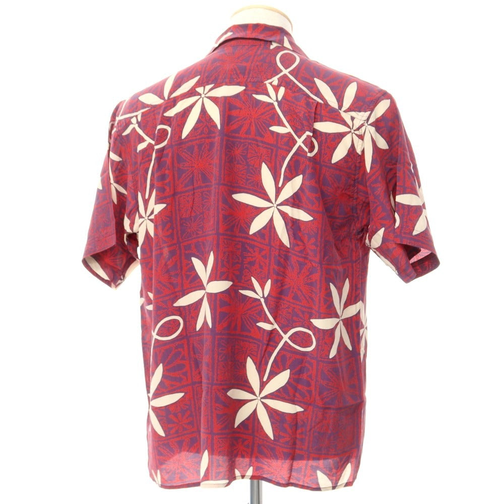 [Used] AVANTI Short Sleeve Aloha Shirt Purple x Red x Light Beige [Size S] [RED] [S/S] [Condition Rank B] ​​[Men&