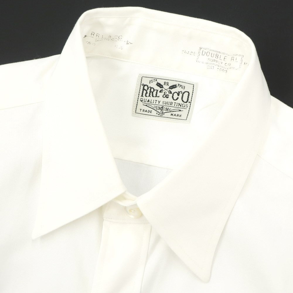 [Used] Double RL RRL DOUBLE RL Cotton Oxford Shirt Off White [Size M] [WHT] [S/S/A/W] [Condition Rank B] ​​[Men&
