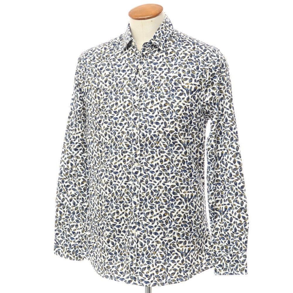 [Used] ZARA casual shirt
 
White x Navy x Yellow [Size M] [WHT] [S/S/A/W] [Condition Rank B] ​​[Men&