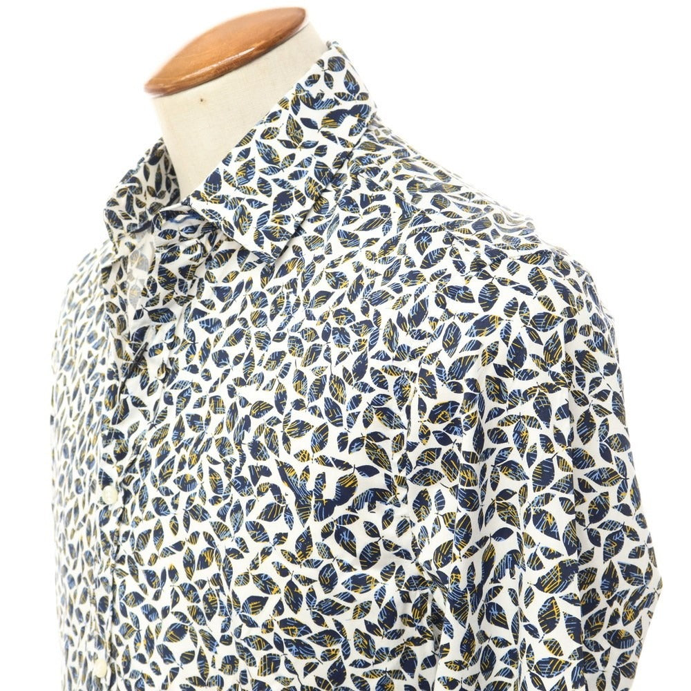 [Used] ZARA casual shirt
 
White x Navy x Yellow [Size M] [WHT] [S/S/A/W] [Condition Rank B] ​​[Men&