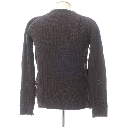 [Used] Roberto Collina ROBERTO COLLINA Low Gauge Microfiber Crew Neck Knit Dark Warm Gray [Size 50] [GRY] [A/W] [Condition Rank A] [Men&