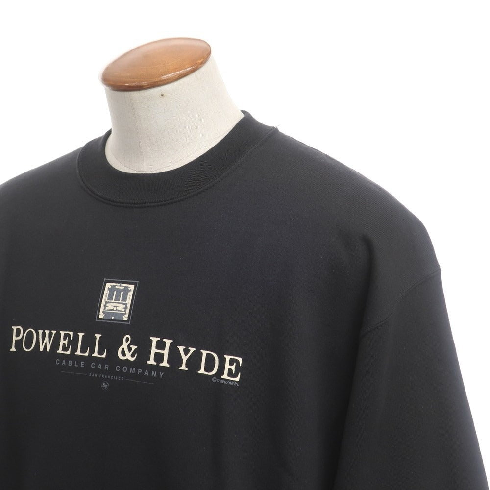 【中古】【未使用】クレイジーシャツ Crazy Shirts POWELL&amp;HYDE スウェット
 ブラック系【サイズM】【BLK】【A/W】【状態ランクS】【メンズ】
【778969】 BPD