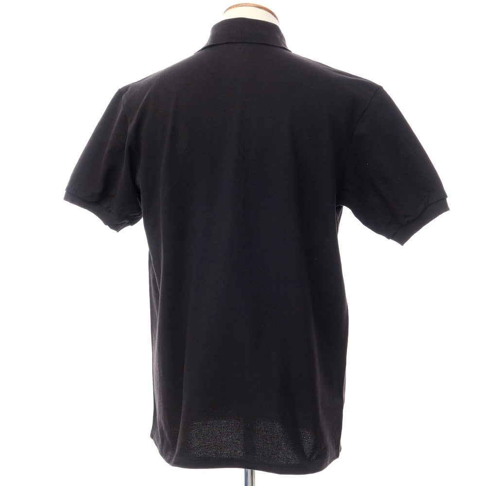 [Used] Hanes 2-piece cotton pique short-sleeve polo shirt, black x white [Size M] [BLK] [S/S] [Condition Rank B] ​​[Men&