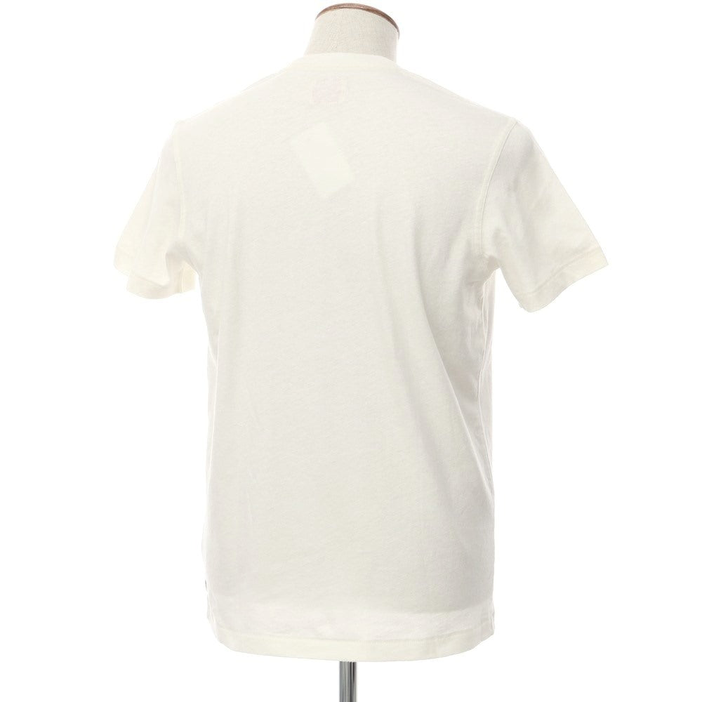 【中古】ブルックスブラザーズ Brooks Brothers 2枚セット 半袖Ｔシャツ
 アイボリーxレッド【サイズM】【WHT】【S/S】【状態ランクB】【メンズ】
【769686】 DPD