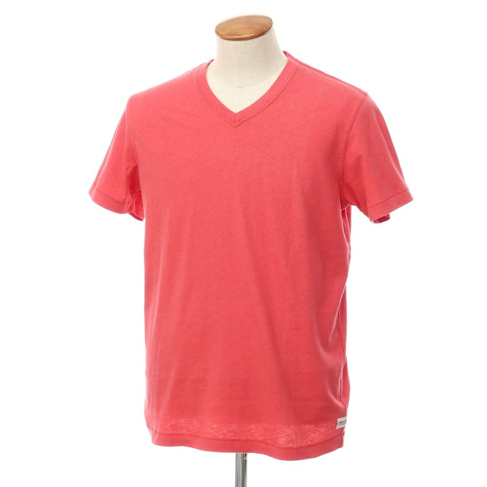 【中古】ブルックスブラザーズ Brooks Brothers 2枚セット 半袖Ｔシャツ
 アイボリーxレッド【サイズM】【WHT】【S/S】【状態ランクB】【メンズ】
【769686】 DPD