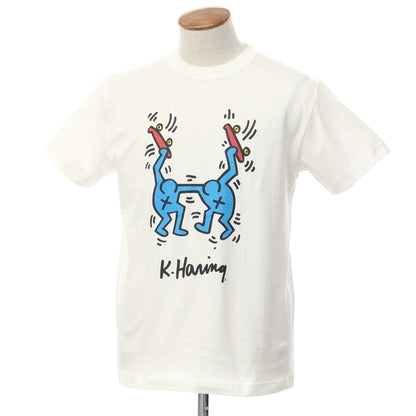 [Used] Thrasher x Keith Haring crew neck short sleeve T-shirt white [Size M] [WHT] [S/S] [Condition Rank B] ​​[Men&