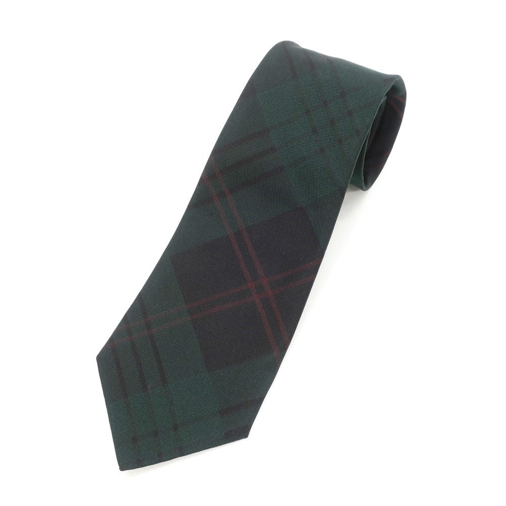 [Used] Ralph Lauren Purple Label Ralph Lauren Collection Purple Label Check 3-fold silk tie Green x black [Size -] [GRN] [S/S/A/W] [Condition Rank B] ​​[Men&