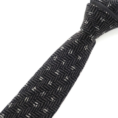 【中古】ジョルジオアルマーニ GIORGIO ARMANI ストライプ柄ネクタイ
 ブラックxグレー【サイズ－】【BLK】【A/W】【状態ランクB】【メンズ】
【778977】 BPD