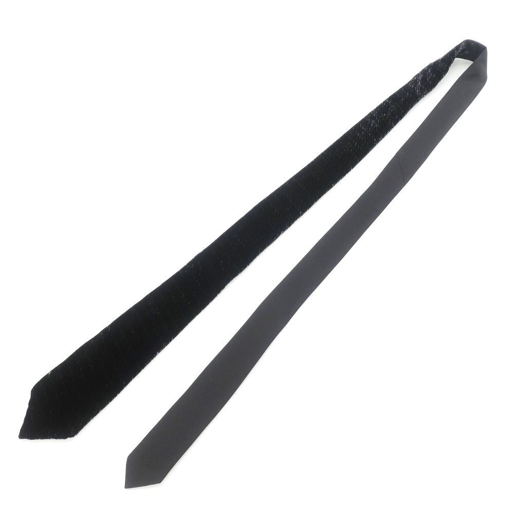 【中古】ジョルジオアルマーニ GIORGIO ARMANI 無地ネクタイ
 ブラックネイビーxブラック【サイズ－】【BLK】【A/W】【状態ランクB】【メンズ】
【778974】 BPD