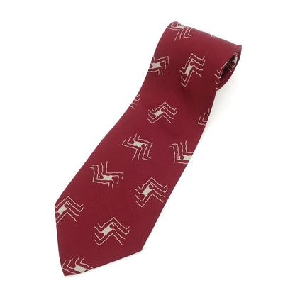 [Used] Giorgio Armani GIORGIO ARMANI Printed 3-fold Silk Tie Bordeaux [RED] [S/S/A/W] [Condition Rank B] ​​[Men&