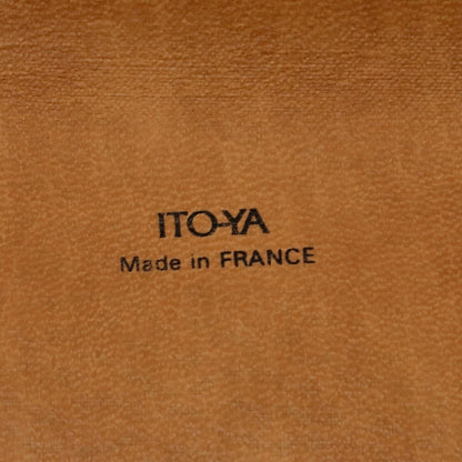 [Used] Itoya Ginza Itoya Embossed Leather Document Case Clutch Bag Green Blue [W36xH24.5] [BLU] [S/S/A/W] [Condition Rank A] [Men&