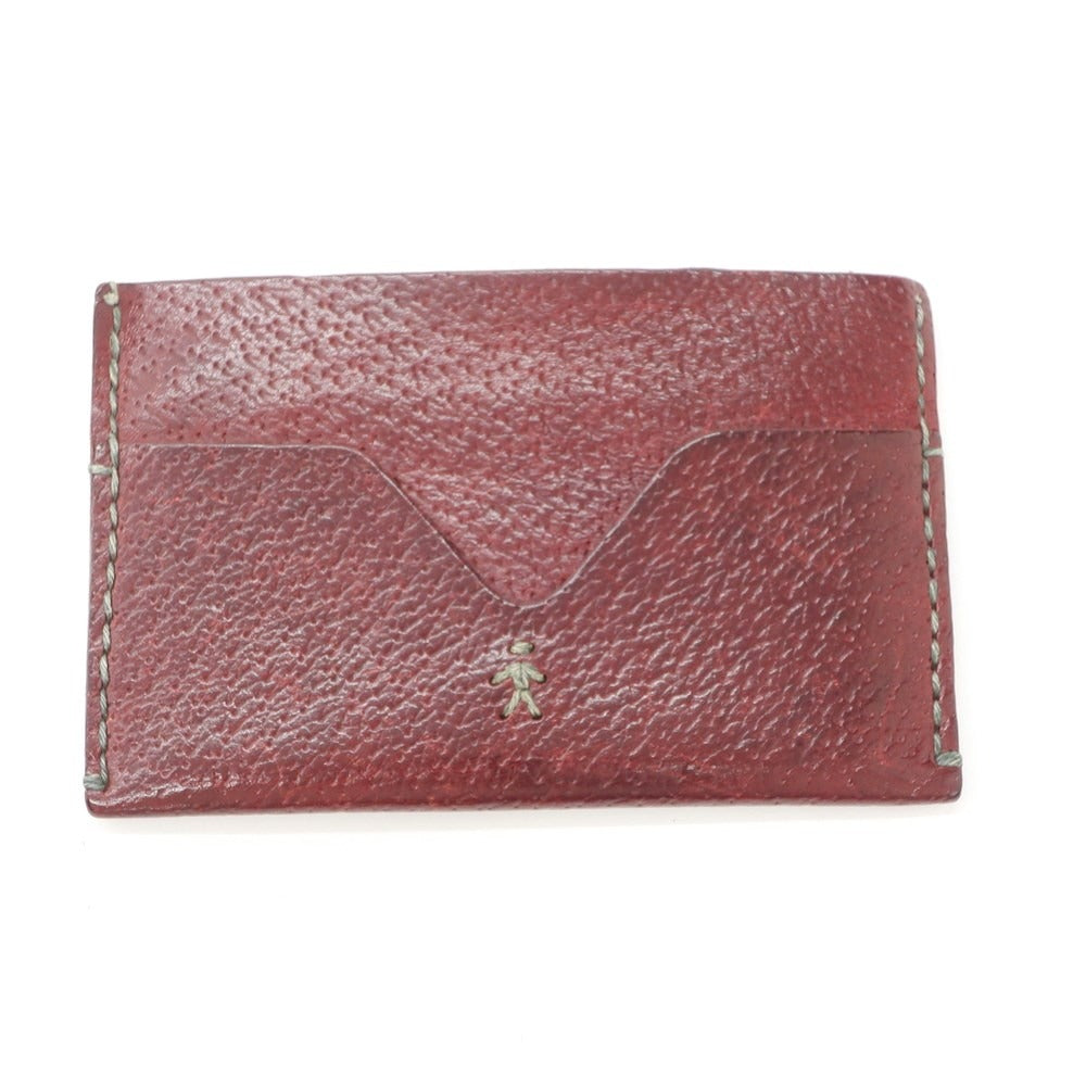 [Used] HENRY BEGUELIN Leather Pass Case Wine Red [RED] [S/S/A/W] [Condition Rank B] ​​[Men&