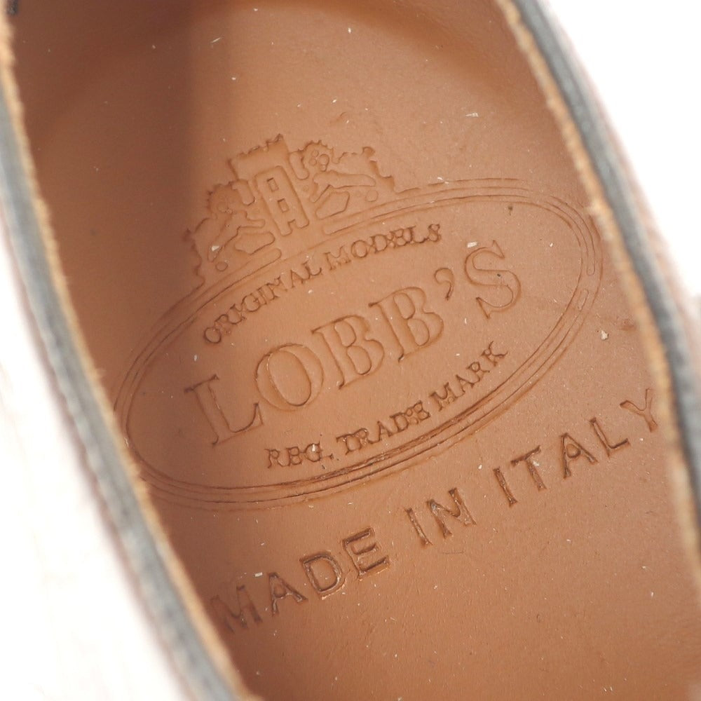 [Used] [Unused] LOBBS Embossed Calf Double Monk Dress Shoes Brown [Size 42] [BRW] [S/S/A/W] [Condition Rank S] [Men&
