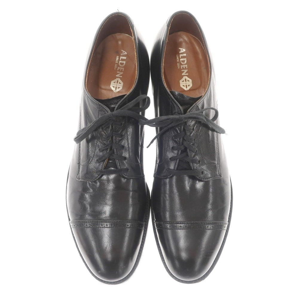 [Used] Alden 559 Kidskin Straight Tip Dress Shoes Black [Size 10 1/2] [BLK] [S/S/A/W] [Condition Rank C] [Men&
