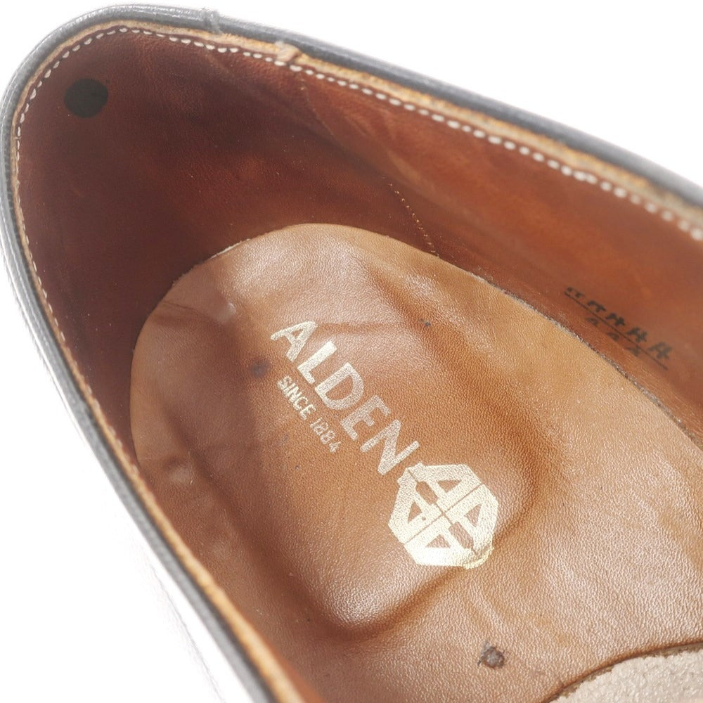 [Used] Alden 559 Kidskin Straight Tip Dress Shoes Black [Size 10 1/2] [BLK] [S/S/A/W] [Condition Rank C] [Men&