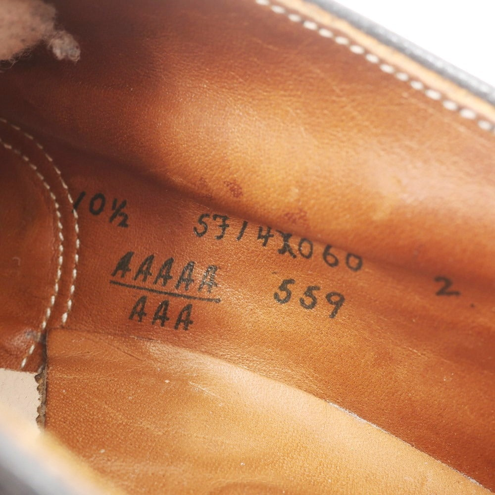 [Used] Alden 559 Kidskin Straight Tip Dress Shoes Black [Size 10 1/2] [BLK] [S/S/A/W] [Condition Rank C] [Men&