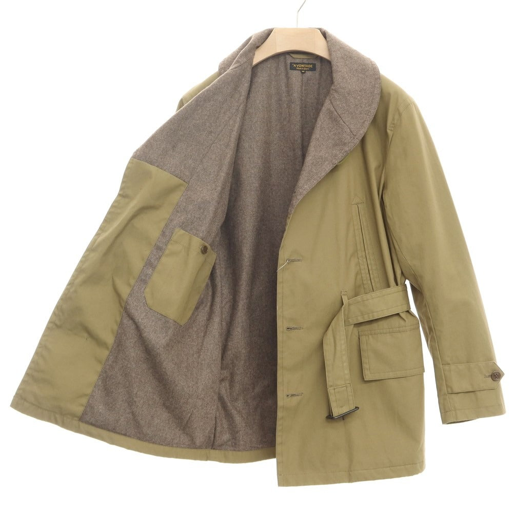 [Used] A VONTADE Cotton Belted Field Coat Olive [Size M] [KAK] [A/W] [Condition Rank B] ​​[Men&