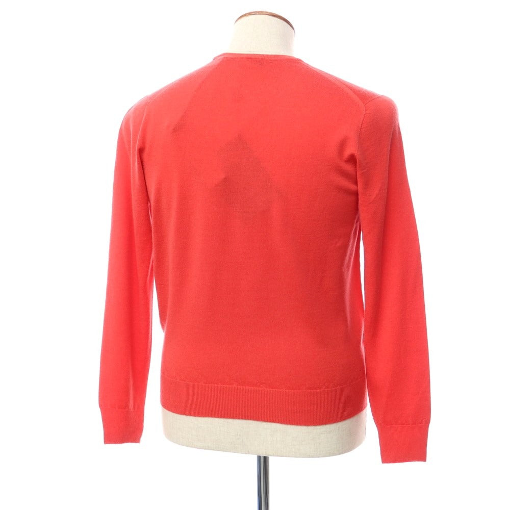 [Used] Drumohr High Gauge Wool V-Neck Knit Red [Size 48] [RED] [S/S] [Condition Rank A] [Men&