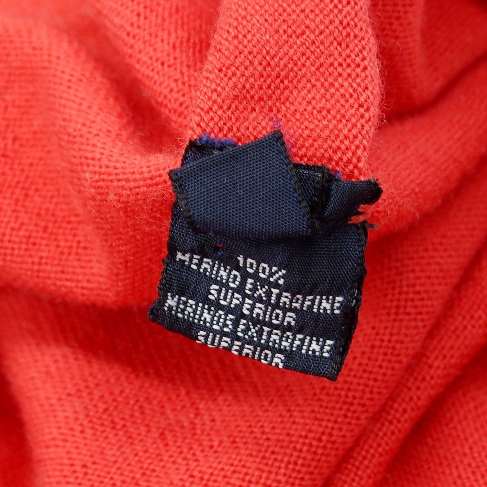 [Used] Drumohr High Gauge Wool V-Neck Knit Red [Size 48] [RED] [S/S] [Condition Rank A] [Men&