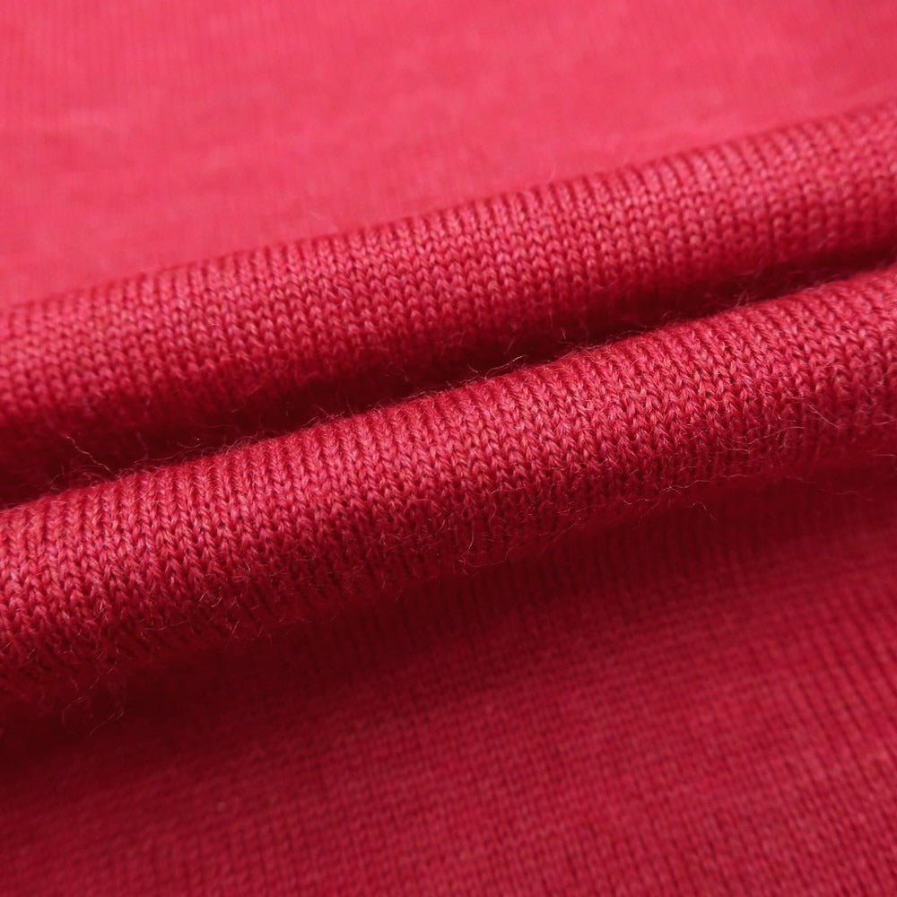 [Used] Drumohr High Gauge Wool Crew Neck Knit Red [Size 48] [RED] [A/W] [Condition Rank A] [Men&