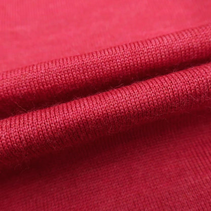 [Used] Drumohr High Gauge Wool Crew Neck Knit Red [Size 48] [RED] [A/W] [Condition Rank A] [Men&