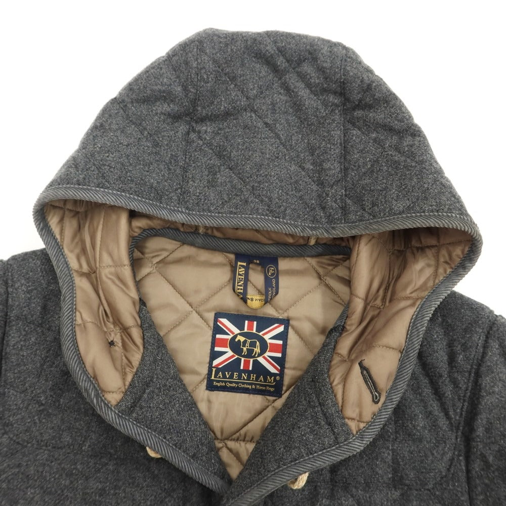 [Used] LAVENHAM Wool Quilted Duffle Coat Gray [Size 38] [GRY] [A/W] [Condition Rank C] [Men&