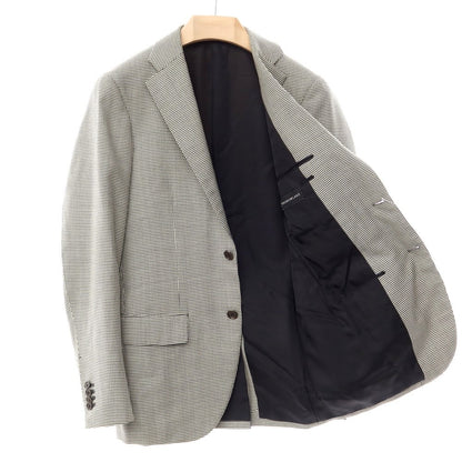 [Used] TOMORROWLAND Wool Silk Houndstooth 2B Tailored Jacket Black x White [Size 44] [BLK] [A/W] [Condition Rank D] [Men&