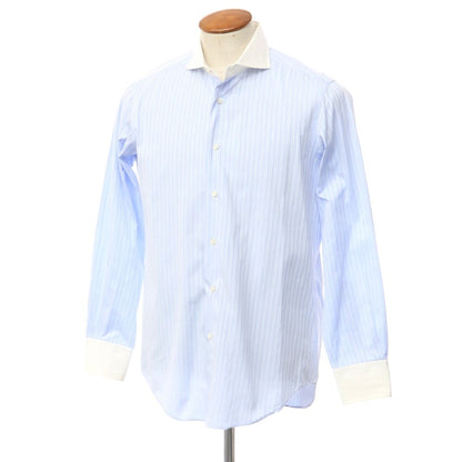 【中古】メイカーズシャツ カマクラ Makers Shirt 鎌倉 ドレスシャツ
 ライトブルーxホワイト【サイズ39-83】【BLU】【S/S/A/W】【状態ランクC】【メンズ】
【769873】 EPD
