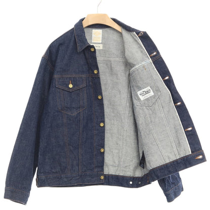 [Used] B:MING LIFE STORE by BEAMS FIRE SERVICE collaboration denim jacket, G-jacket, indigo [Size ONE] [NVY] [S/S/A/W] [Condition Rank B] ​​[Men&
