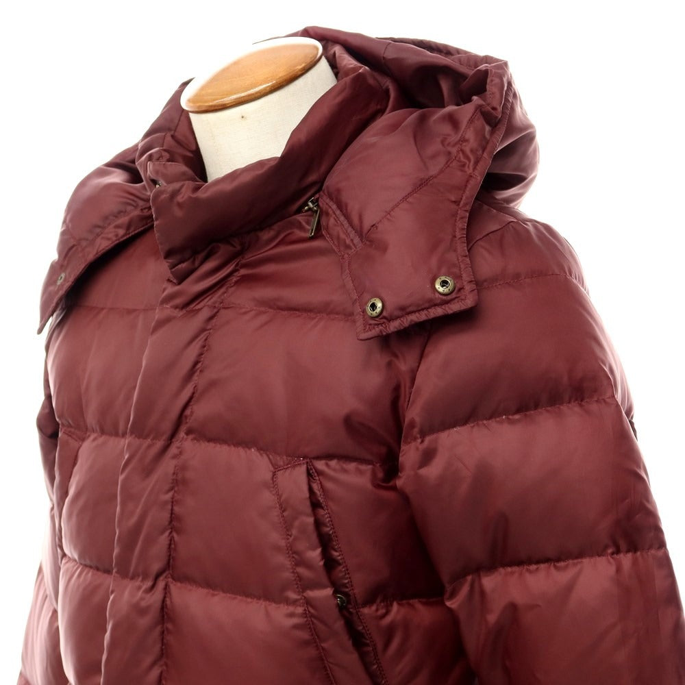 [Used] YVES polyester hooded down coat, maroon [Size M] [RED] [A/W] [Condition Rank B] ​​[Men&