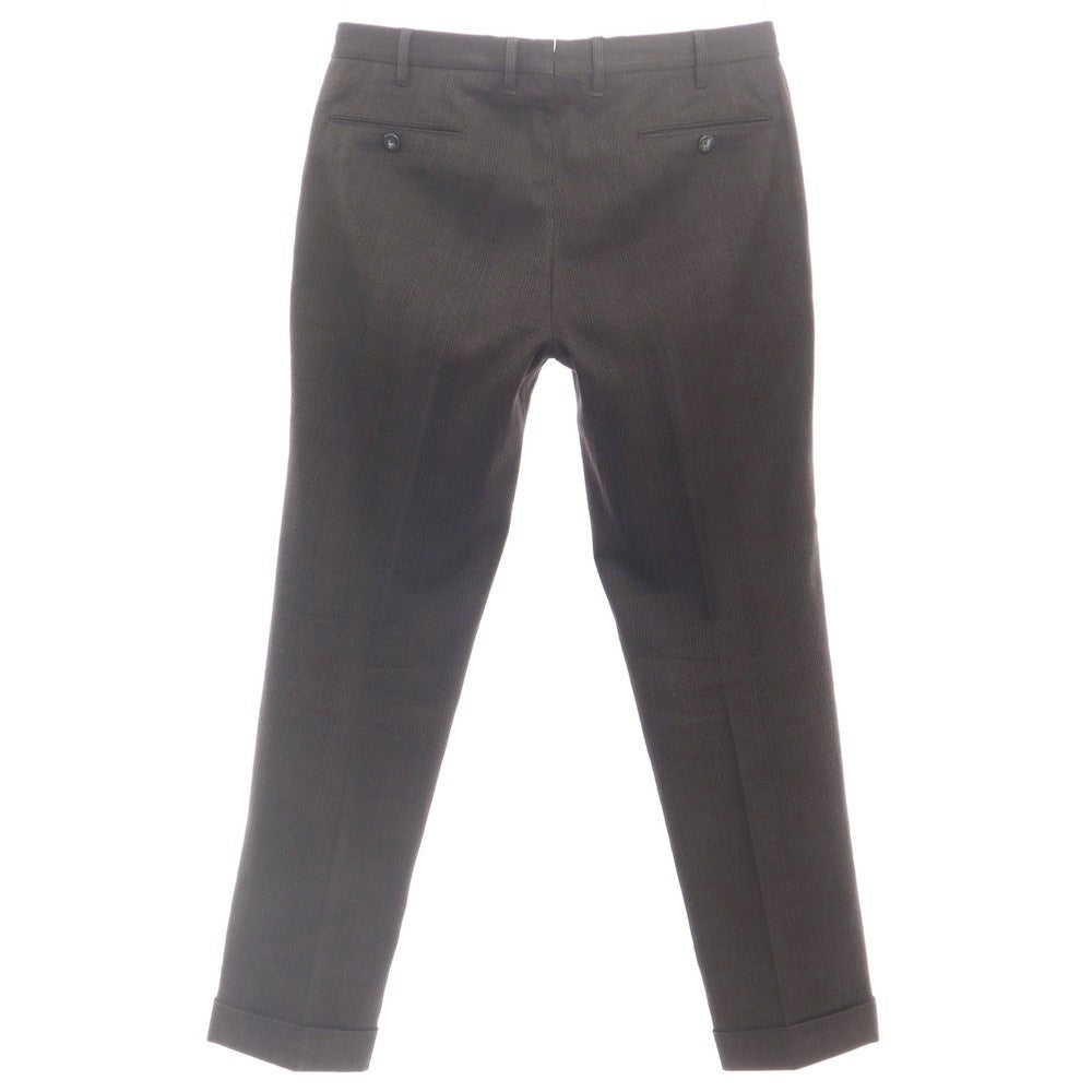 [Used] GTA Cotton Wool Casual Slacks Pants Dark Brown x Black [Size 48] [BRW] [S/S] [Condition Rank B] ​​[Men&