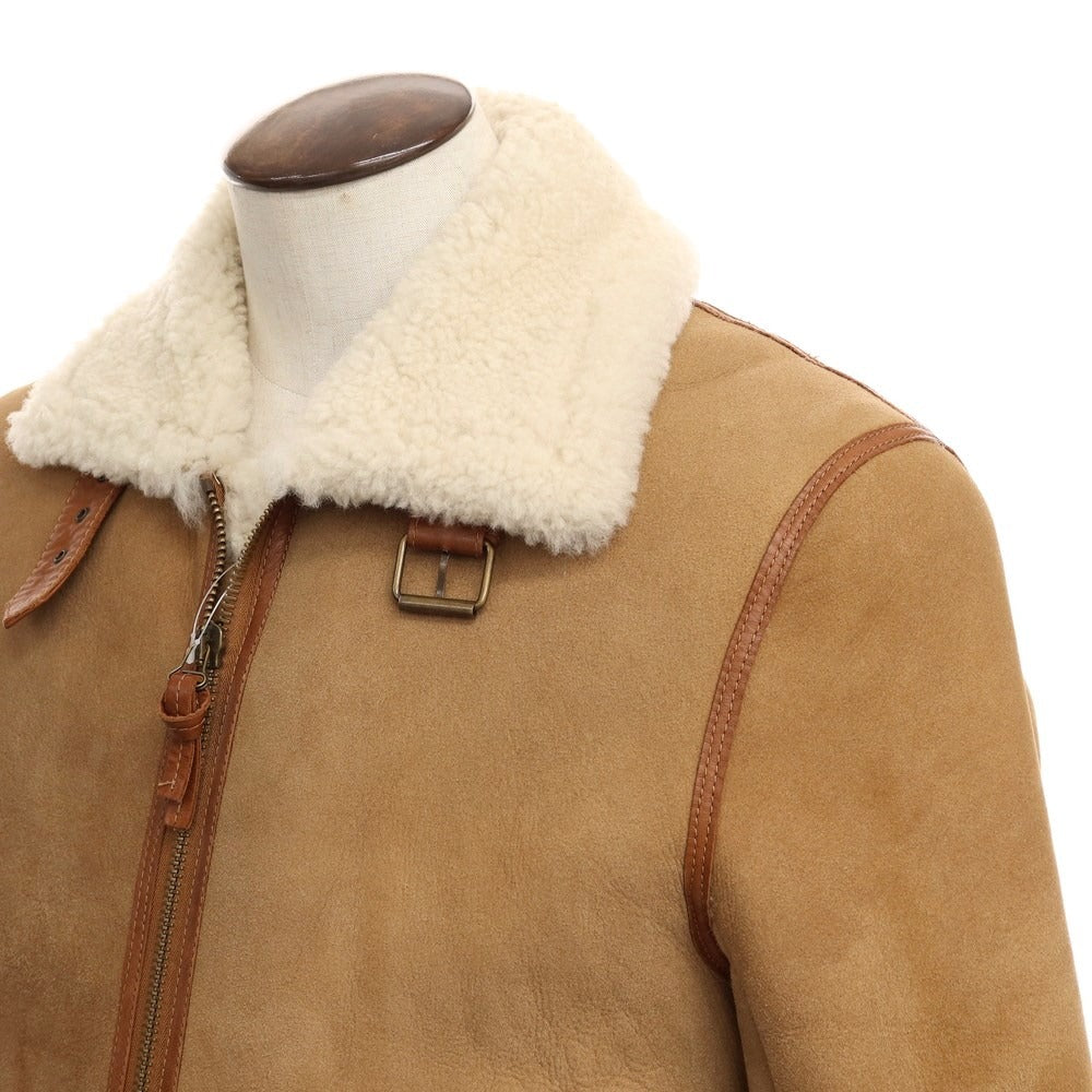 【中古】チンクアンタ Cinquanta ムートンレザー B-3 フライトジャケット ライトブラウン【サイズ52】【BRW】【A/W】【状態ランクB】【メンズ】【768974】 BPD