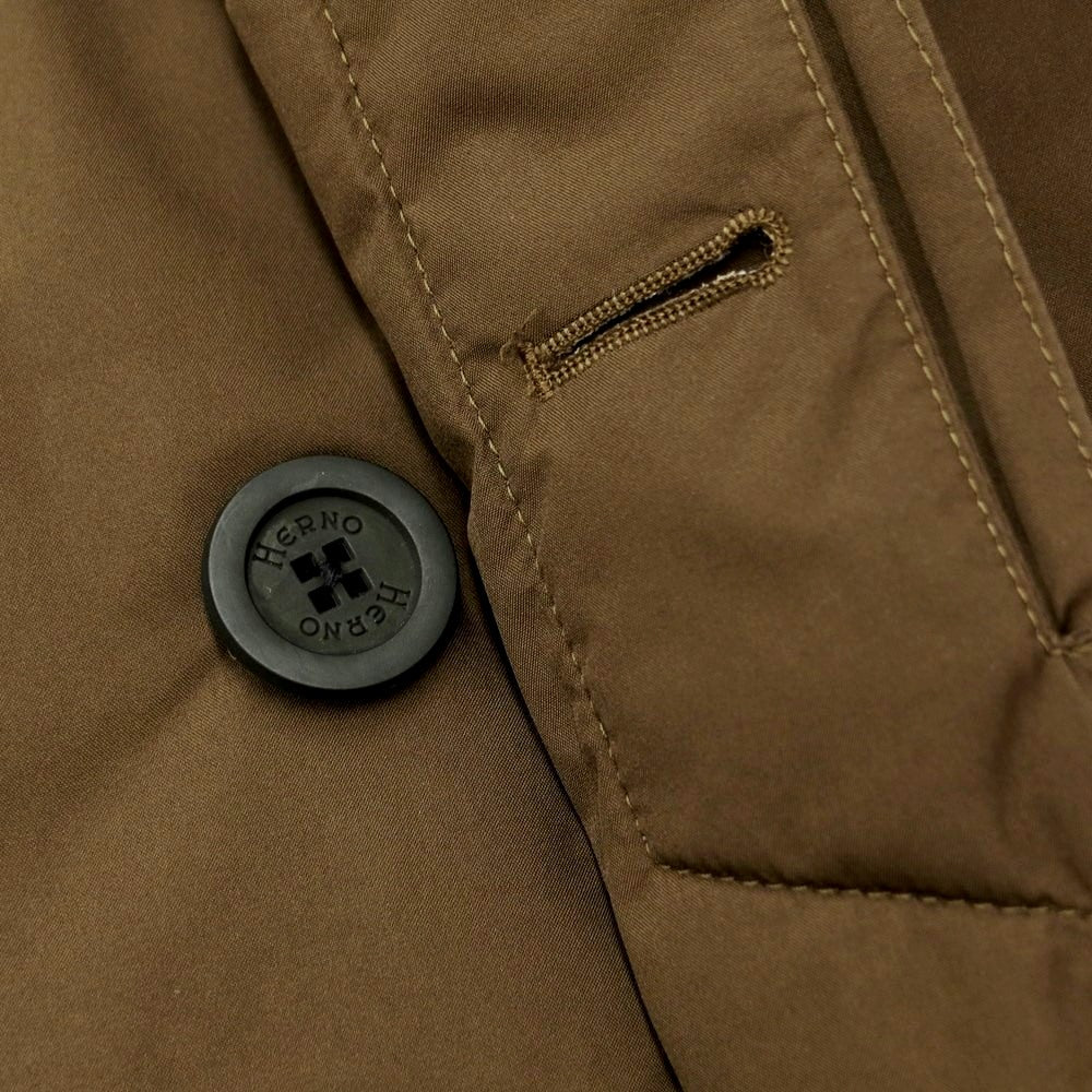 [Used] Herno Laminar Gore-Tex polyester stand-up collar down coat, khaki brown [Size 44] [BRW] [A/W] [Condition rank B] ​​[Men&